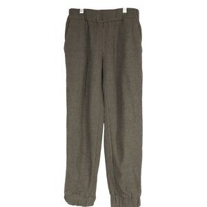 WILFRED - WOMEN'S XXS - GRAY ELASTIC WAIST VISCOSE, WOOL & SILK JOGGER PANT